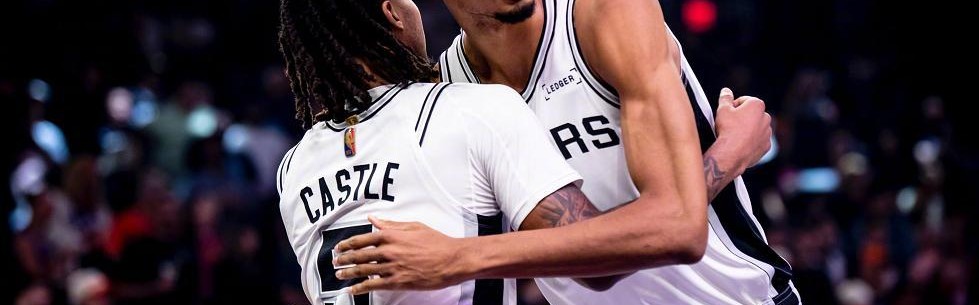 九游官网-文班三节10+8+4+3+6封盖，太子两双榜眼暴走，马刺40分血洗76人