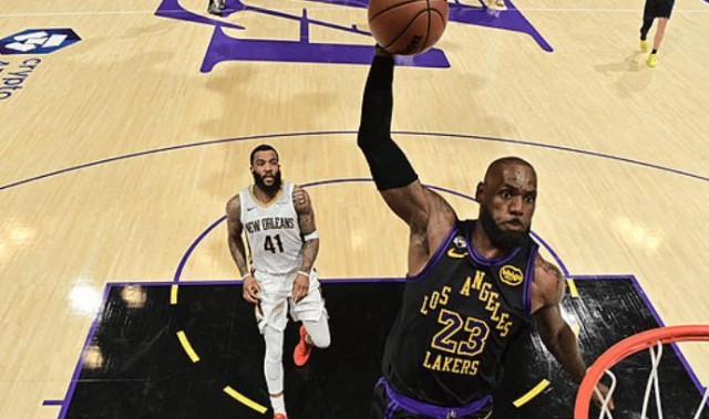 jiuyou-3连胜！湖人拒爆冷！詹姆斯梦回巅峰，东契奇四双，状元锡安24分